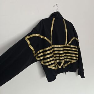 adidas Black and Gold Track Jacket